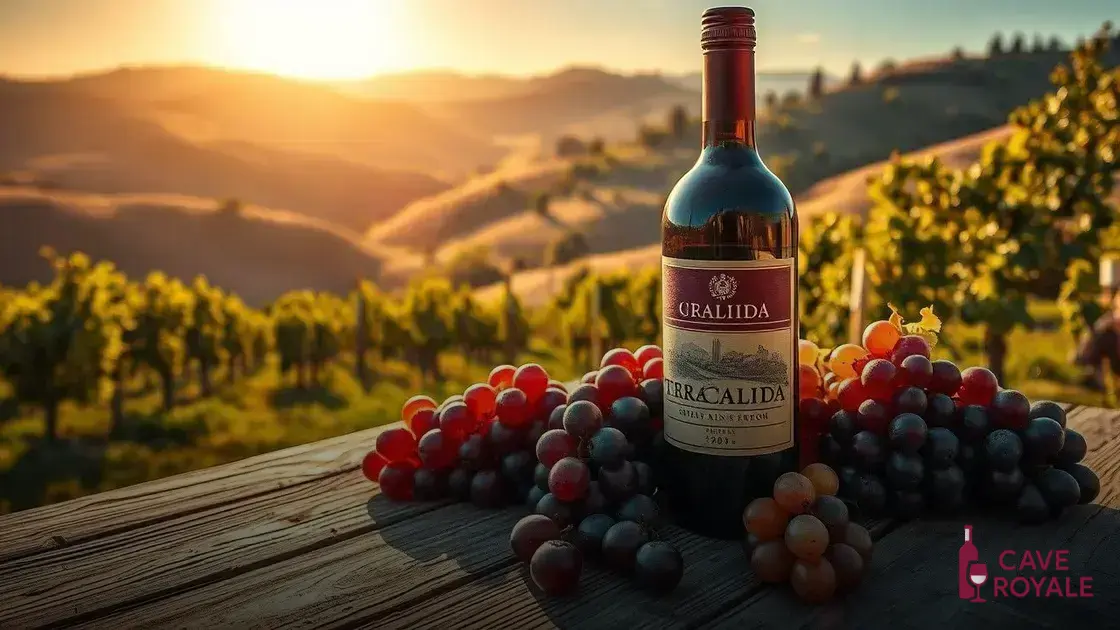 O que é o vinho tinto Terra Calida?