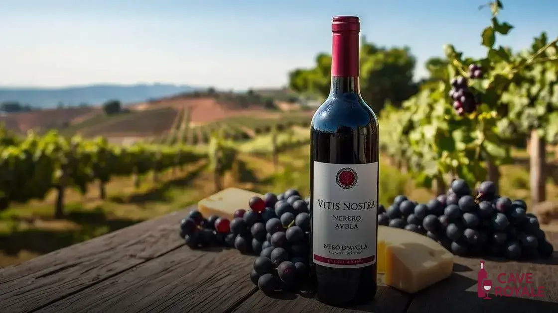 o-que-e-o-vitis-nostra-nero-davola Vinho Tinto Italiano Vitis Nostra Nero D’Avola