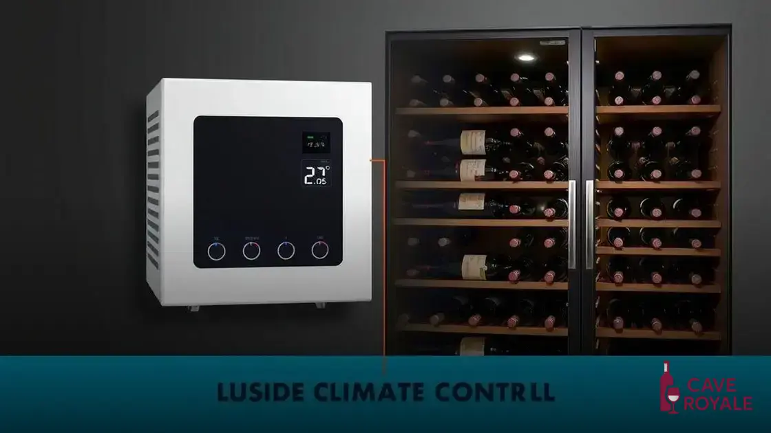 O que é uma adega de vinho climatizada?