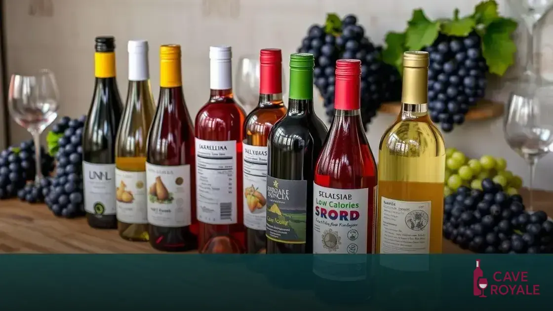 O que são vinhos menos calóricos?