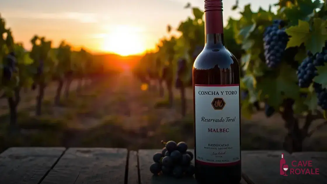 O que torna o Concha Y Toro Reservado Malbec especial?