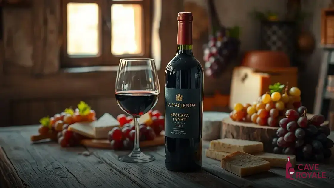 O que torna o La Hacienda Reserva Tannat especial?