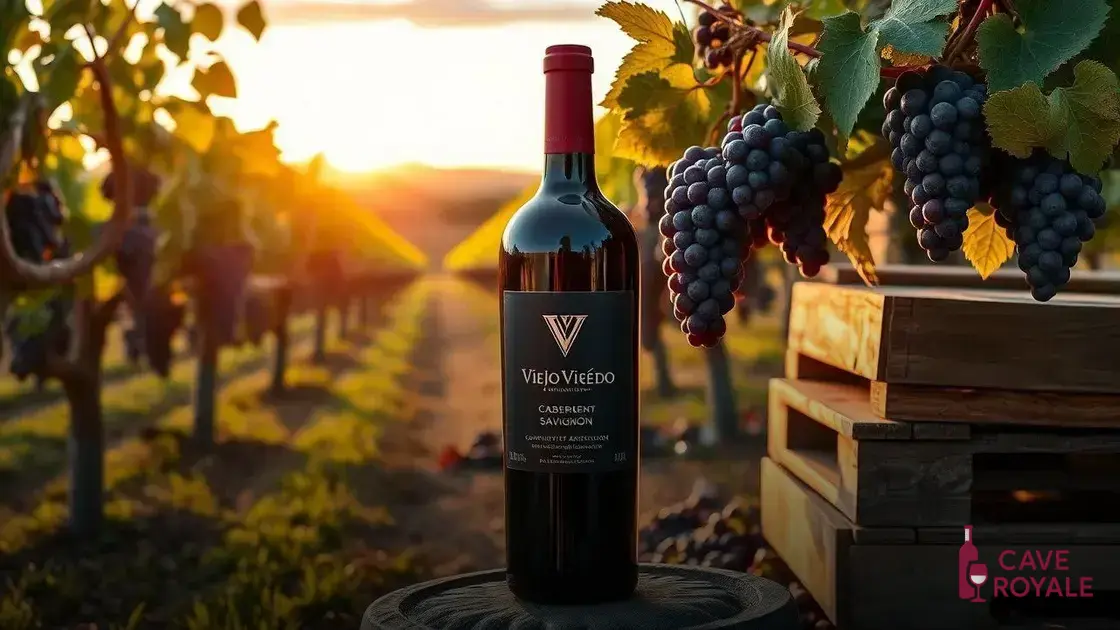 O que torna o Viejo Viñedo Cabernet Sauvignon especial?