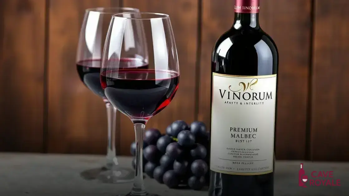 O que torna o Vinorum Premium Malbec especial?