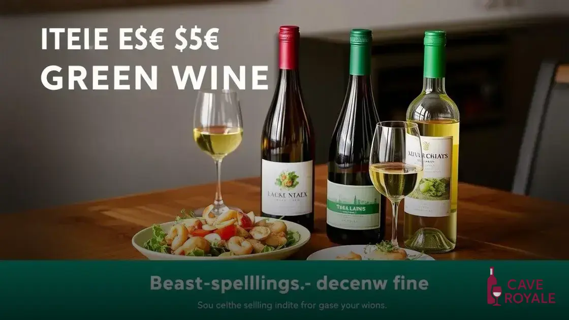 Os 3 vinhos verdes mais vendidos