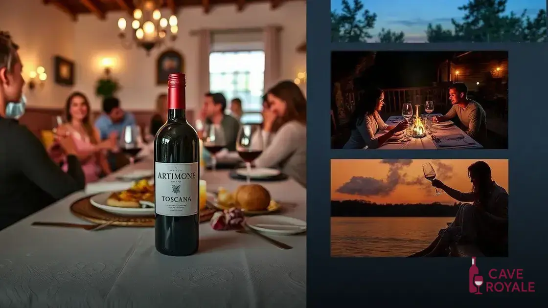 Os melhores momentos para apreciar Artimone Toscana