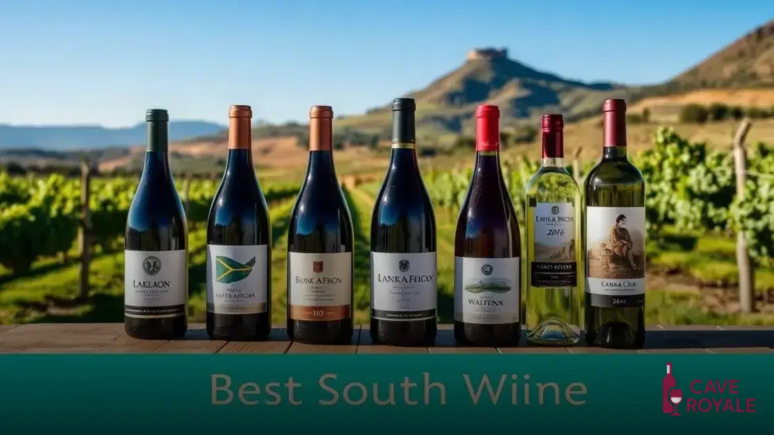 Os melhores rótulos de vinhos sul-africanos