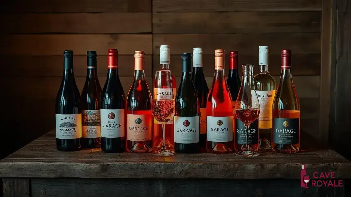 Os melhores tipos de vinho de garagem