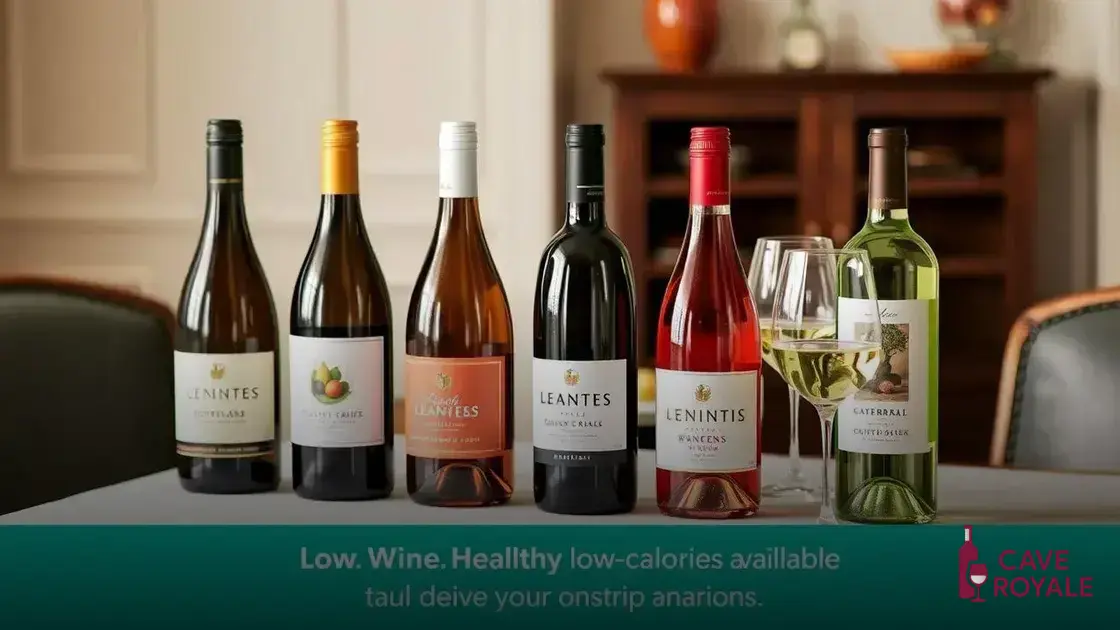 Os melhores vinhos menos calóricos do mercado