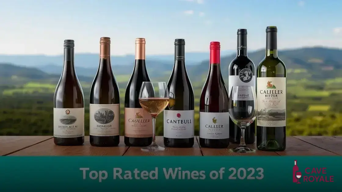 Os melhores vinhos pontuados em 2023