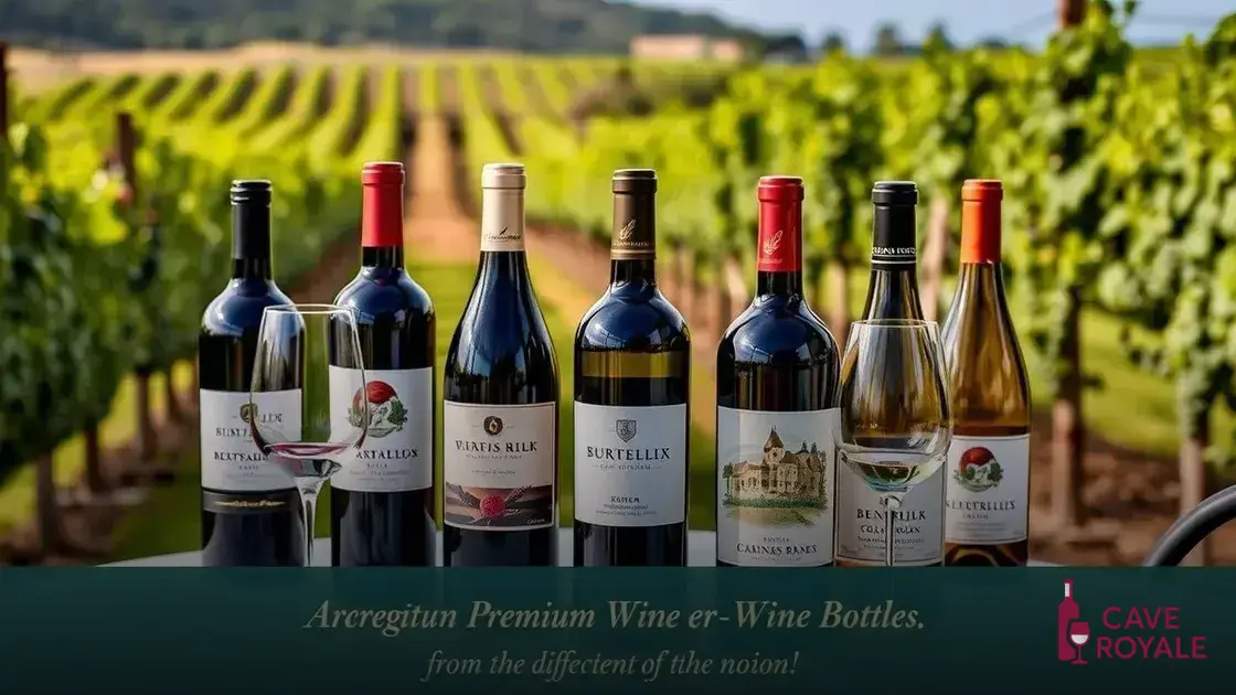 Os melhores vinhos premium do mercado