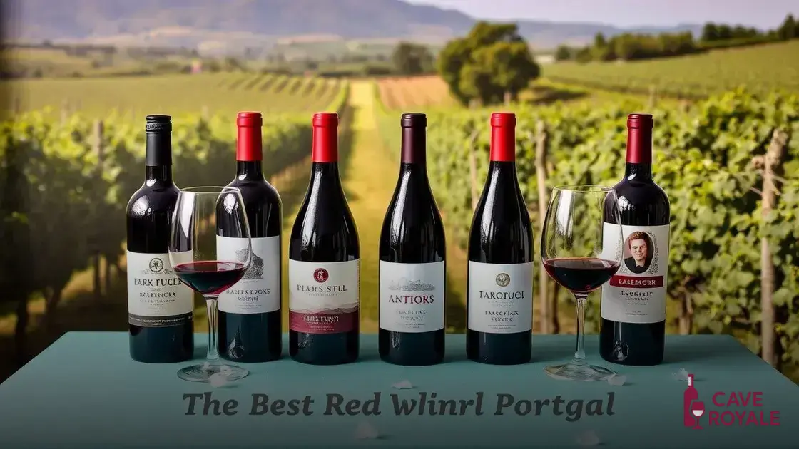 Os melhores vinhos tintos de Portugal