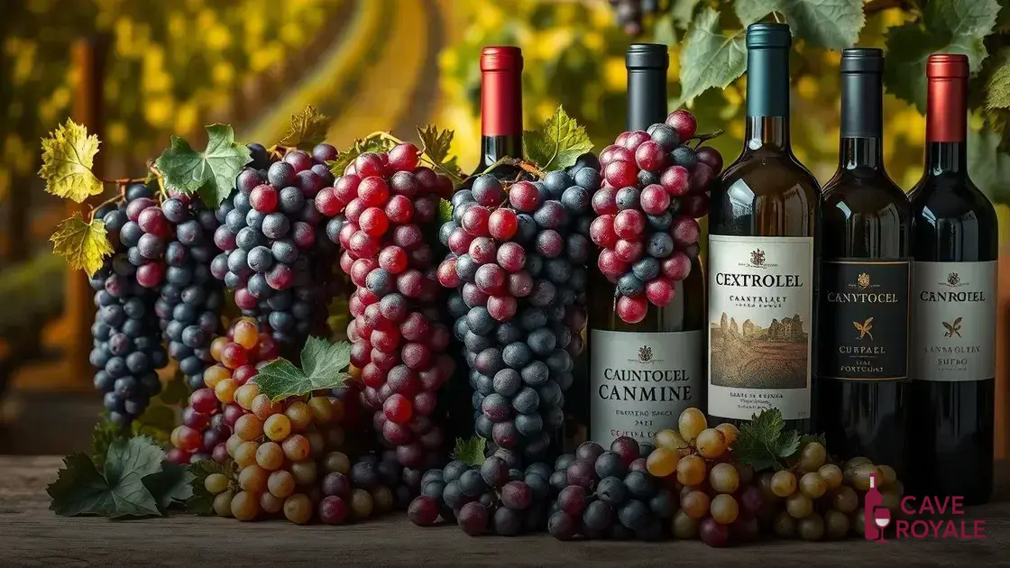 Os tipos de uvas usadas no vinho tinto
