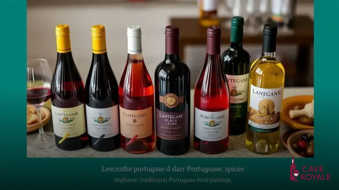 Perfil de sabores dos vinhos portugueses