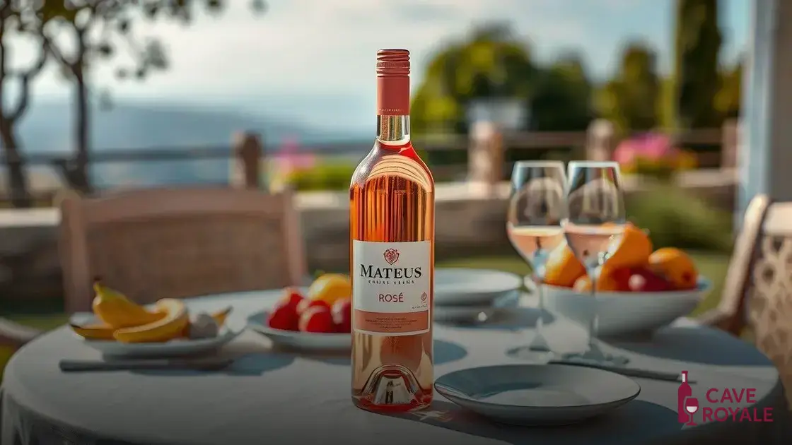 Por que escolher o vinho Mateus Rosé?