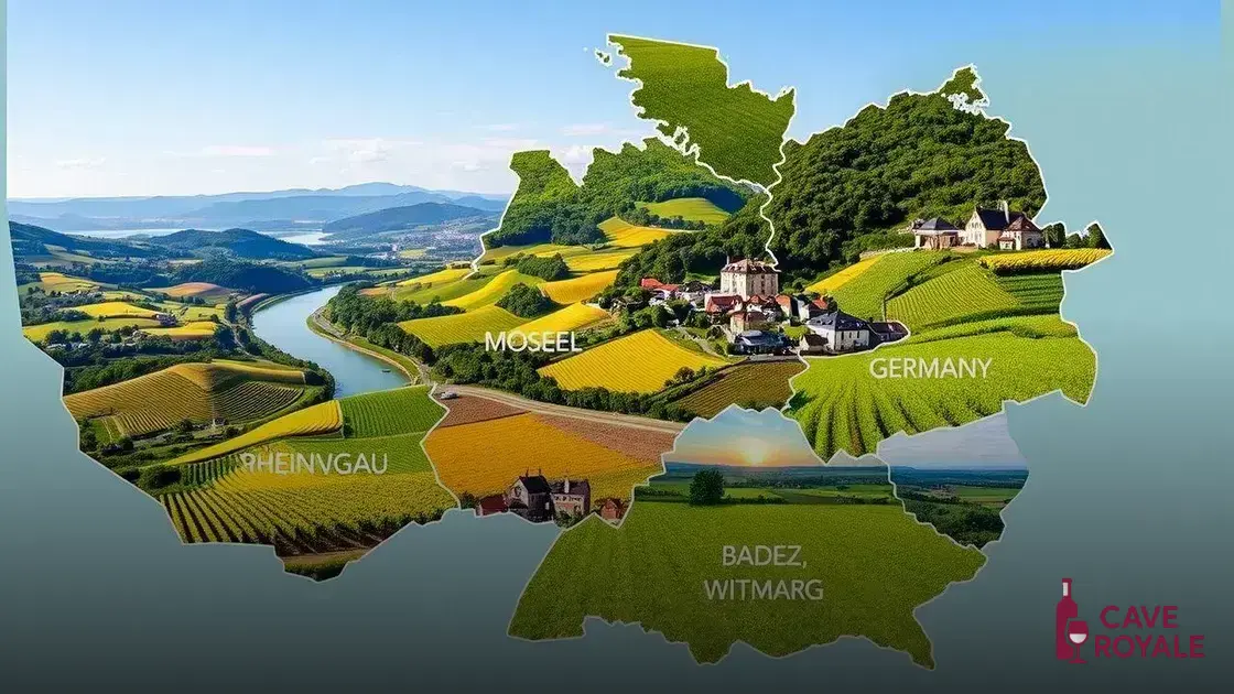 Principais regiões vinícolas da Alemanha