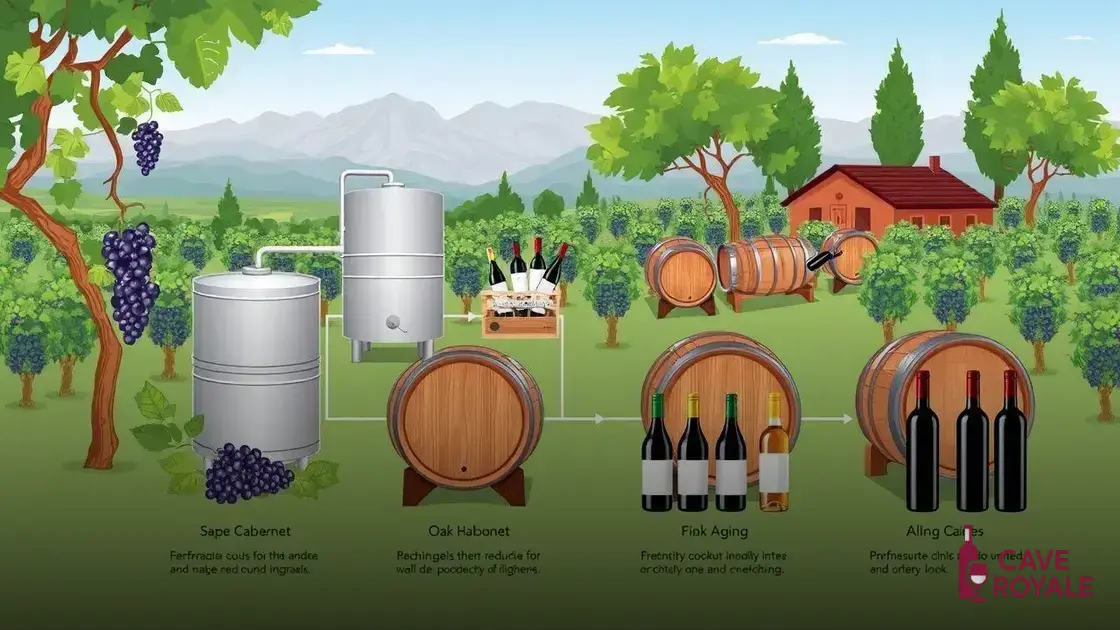 Processo de produção do Cabernet