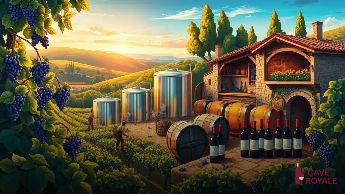 processo-de-producao-do-rifugio-del-vescovo Vinho Tinto Rifugio Del Vescovo Chianti D.O.C.G.