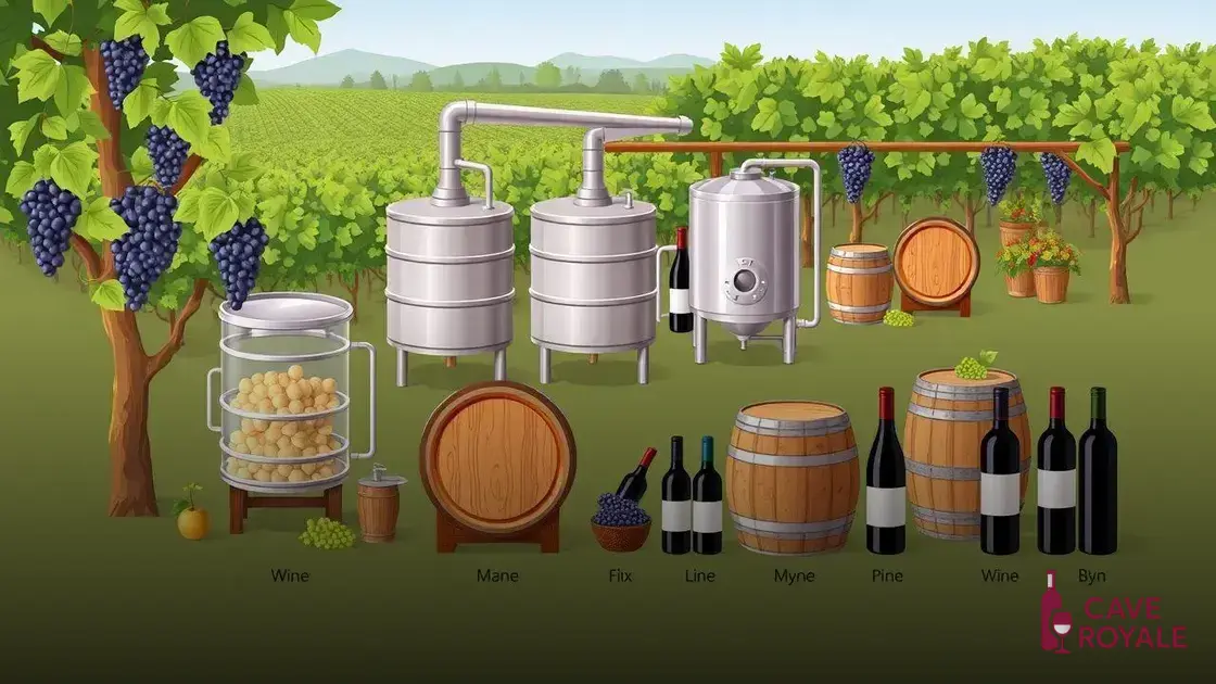 Processo de produção do vinho