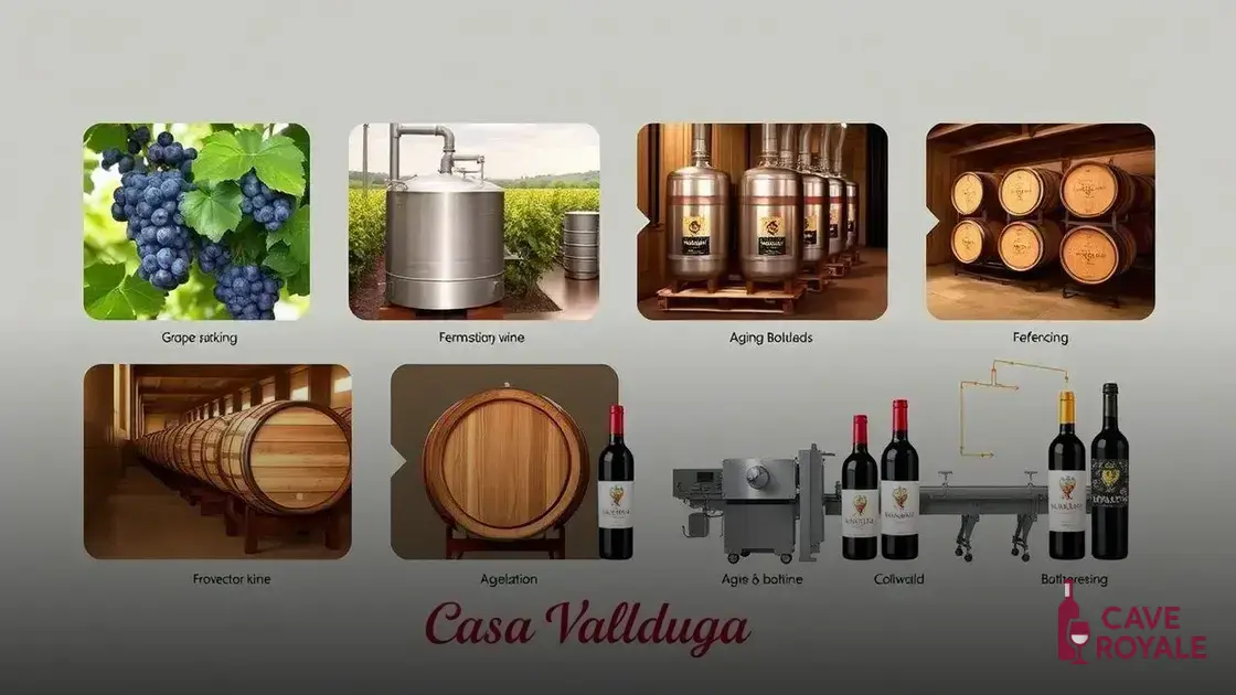 Processo de produção do vinho