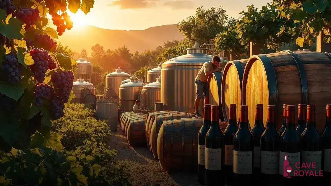 Processo de produção do vinho