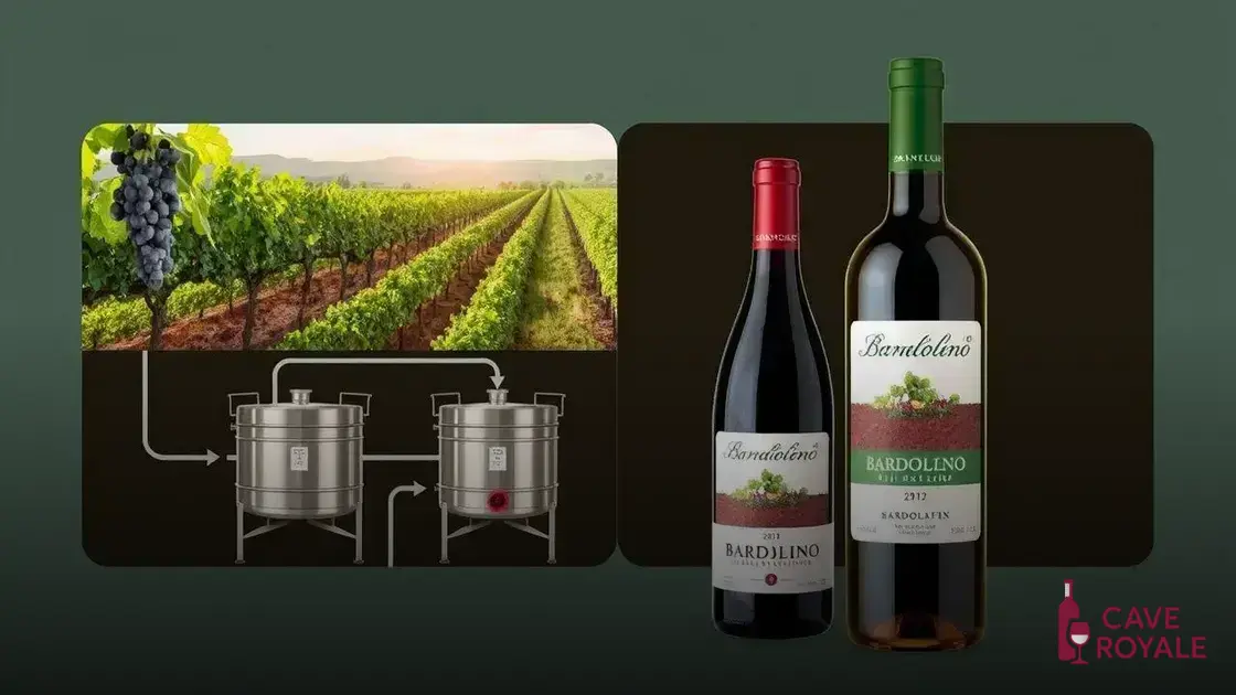 Processo de produção do vinho