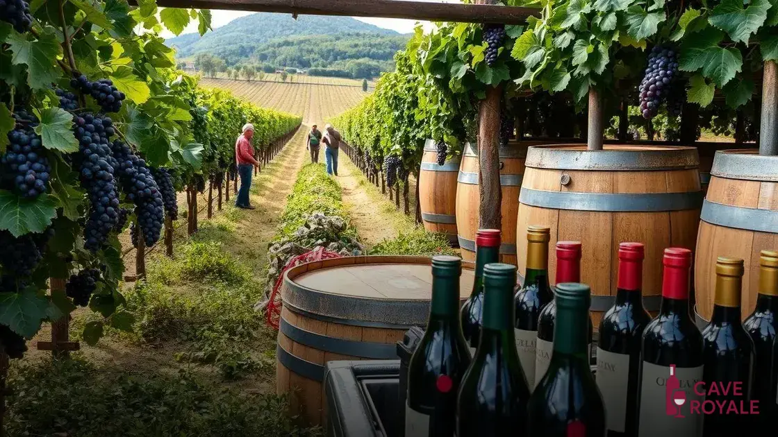 Processo de produção dos vinhos italianos