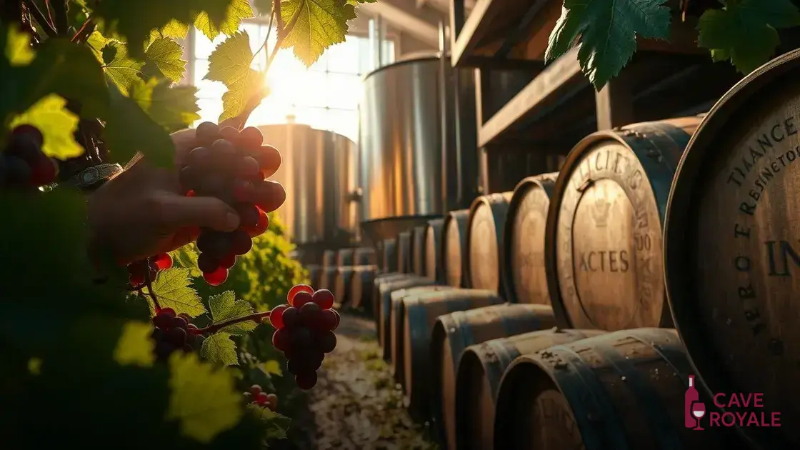 Processo de produção dos vinhos