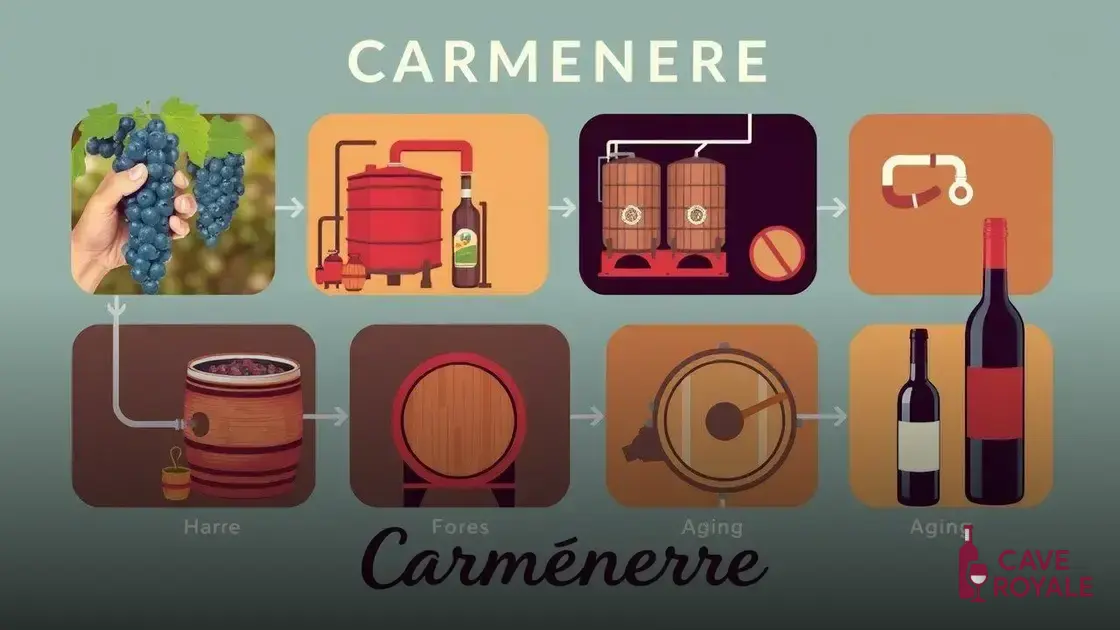 Processo de vinificação do Carménère