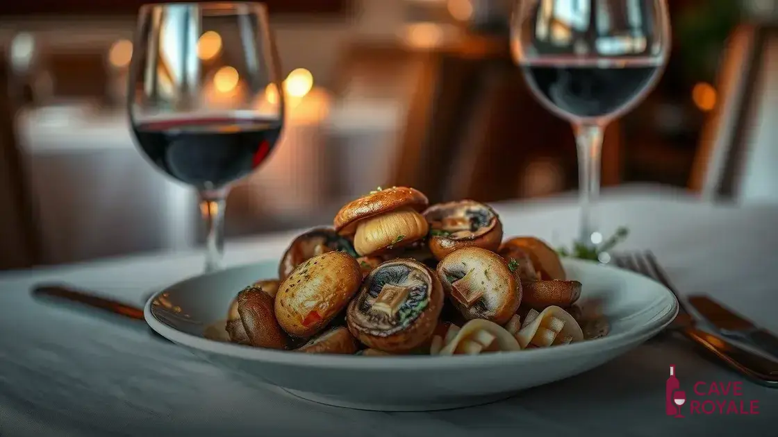 Qual vinho combina com cogumelos? Descubra!
