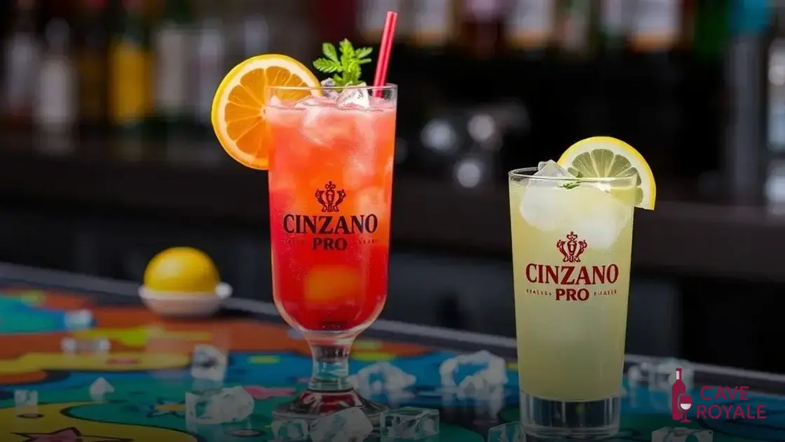 Receitas de drinks com Cinzano Pro