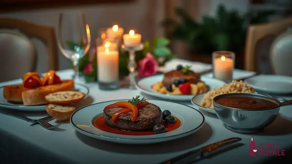 Receitas para jantar romântico