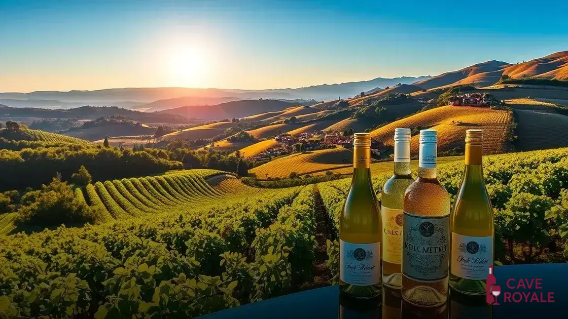 Regiões vinícolas famosas por seus vinhos brancos