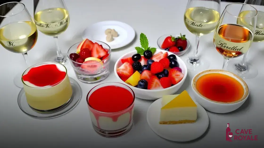 Sobremesas leves para saborear com vinho