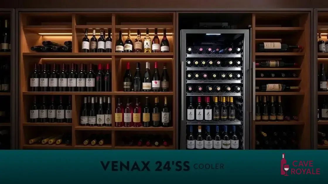 Sugestões de vinhos para armazenar na Venax 24 s
