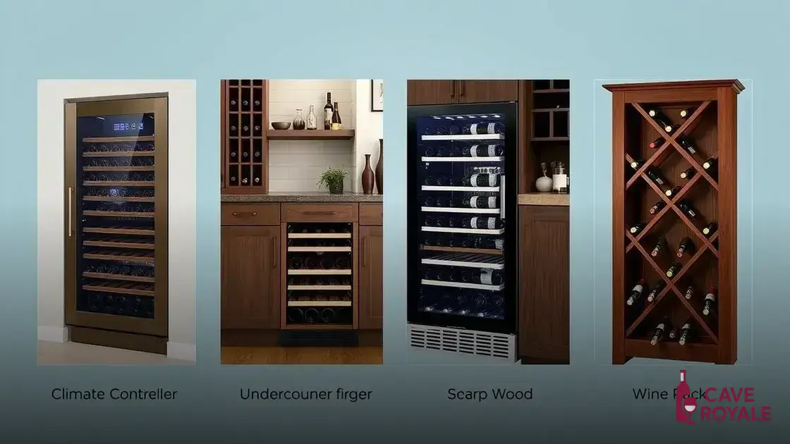 Tipos de adega: models e recursos