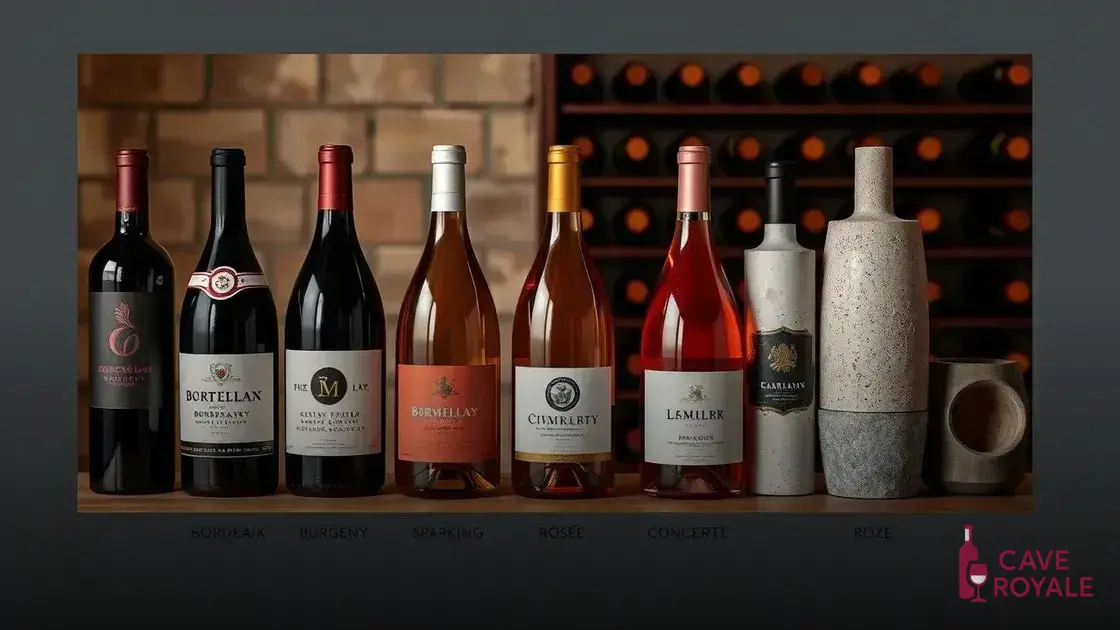 Tipos de garrafas de vinho