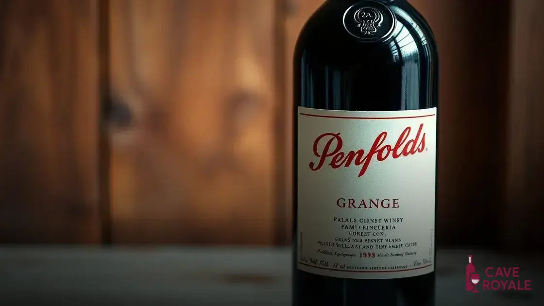 Vale a pena pagar £600 pelo novo Penfolds Grange? Descubra!