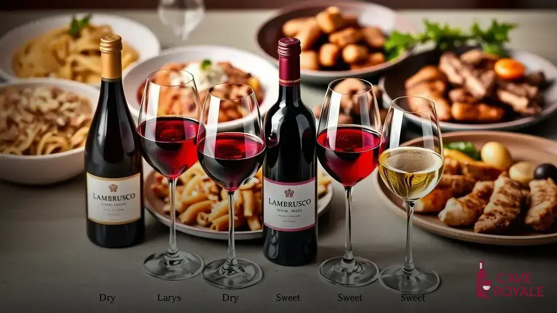 Vantagens de escolher Lambrusco como vinho