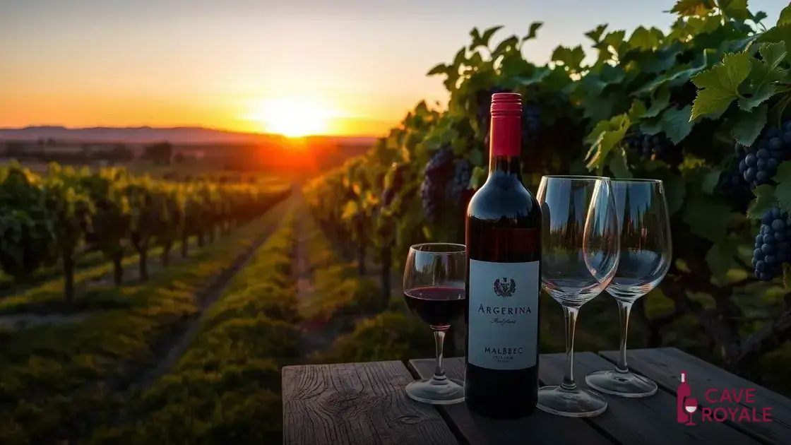 Vantagens de escolher vinhos argentinos