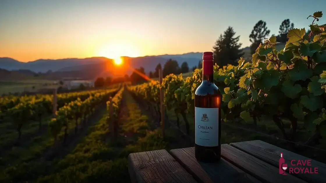 Vantagens de escolher vinhos chilenos