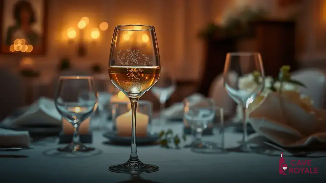 Vantagens de usar uma taça específica para vinho branco