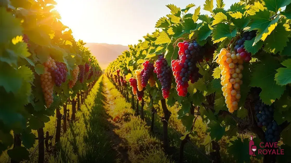 Variedades de uvas cultivadas na África do Sul