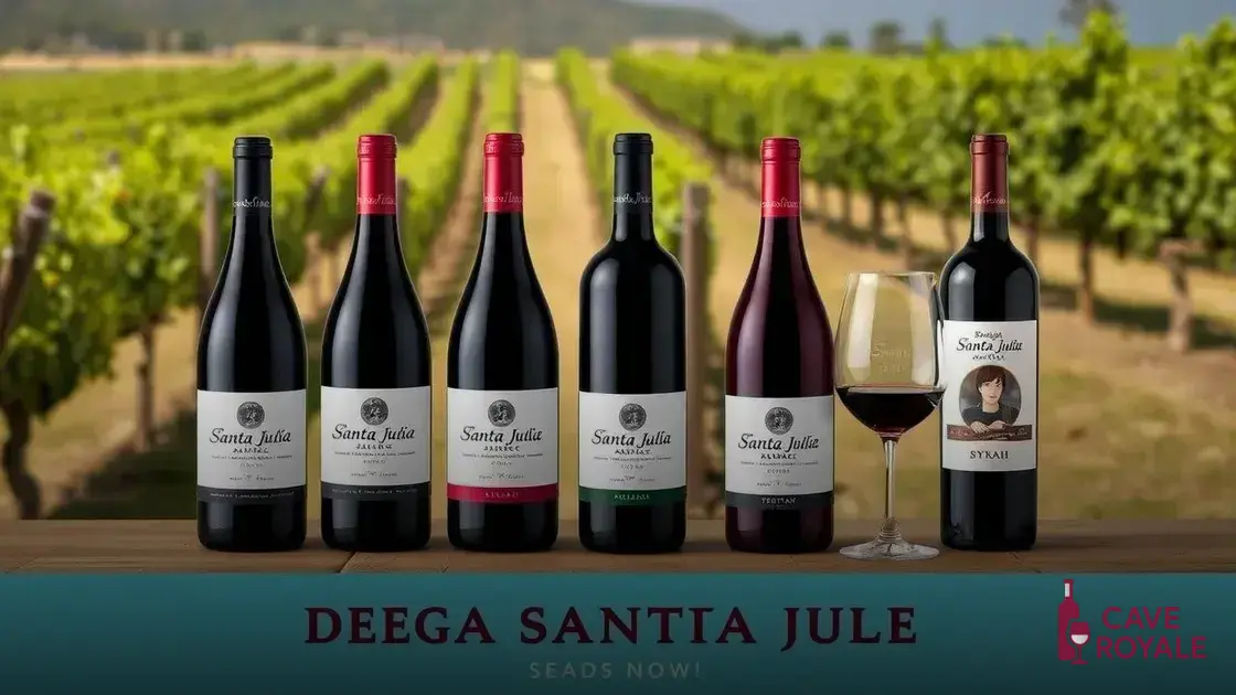 Variedades de vinho tinto oferecidas