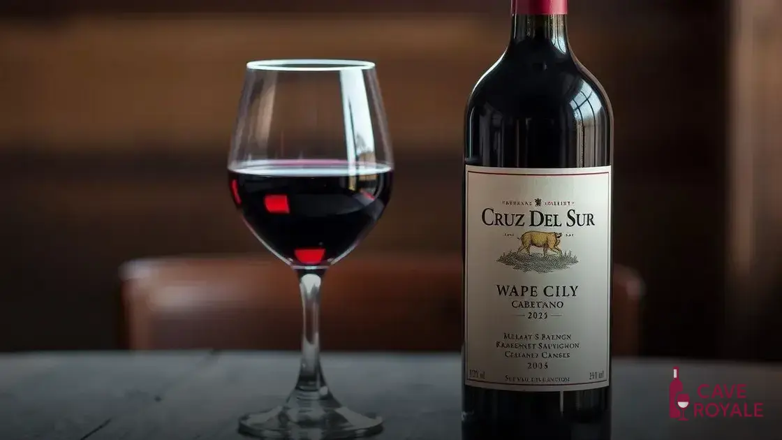 Vinho Argentino Cruz Del Sur Cabernet Sauvignon