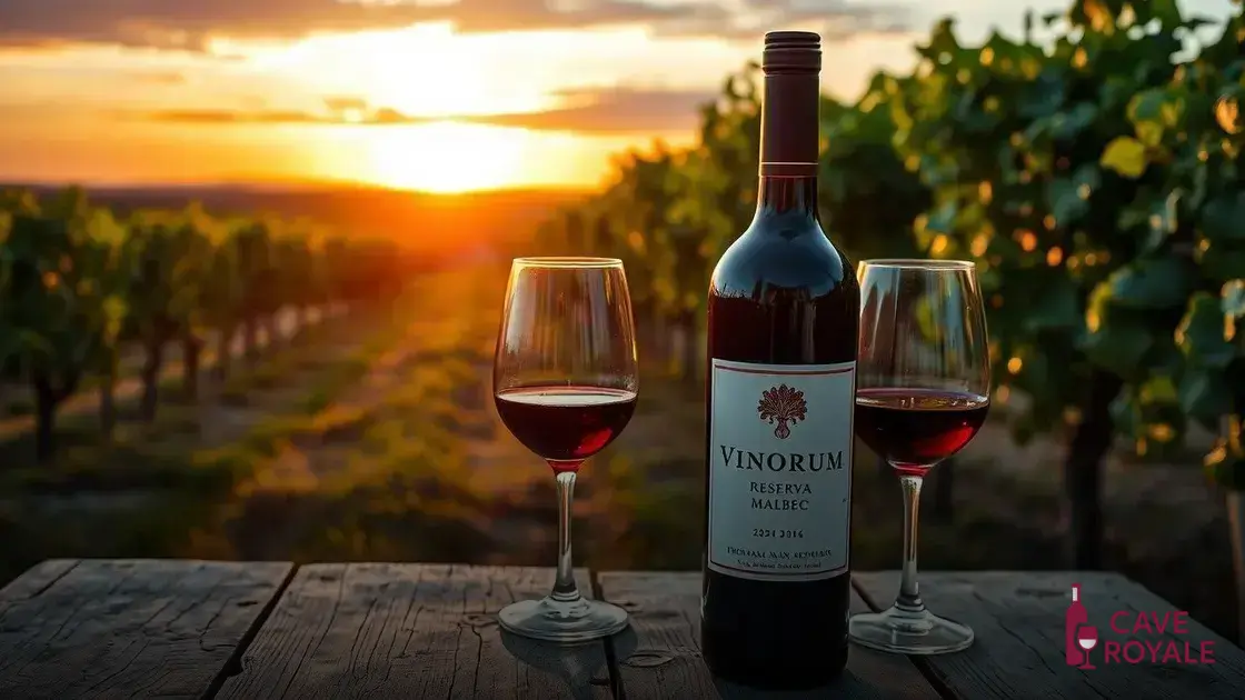 Vinho Argentino Vinorum Reserva Malbec