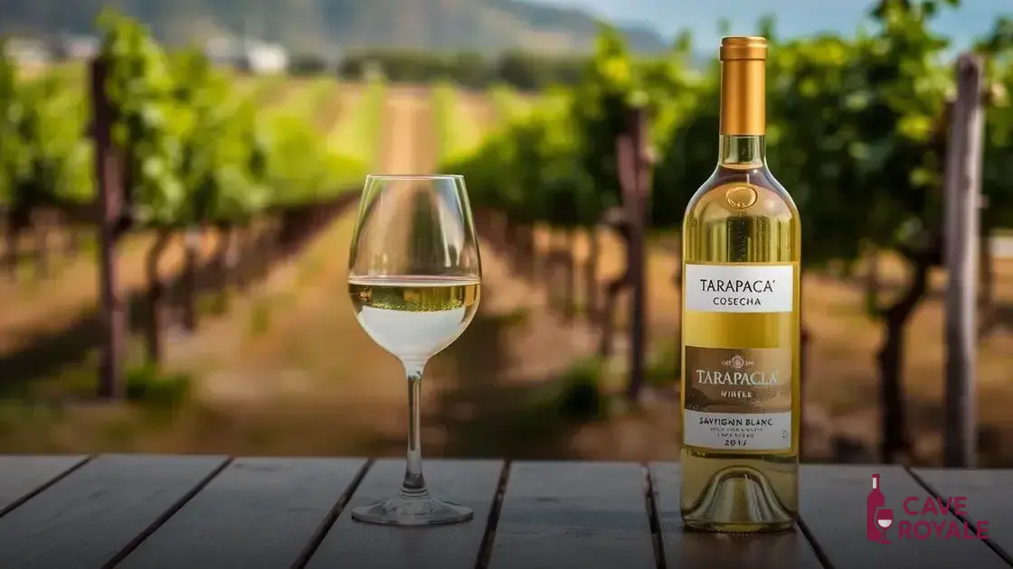 Vinho Branco Chileno Tarapacá Cosecha Sauvignon Blanc