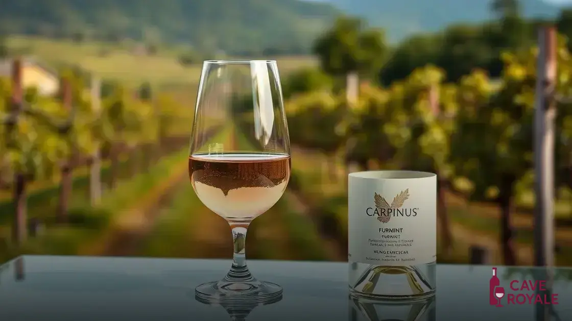 Vinho Branco Húngaro Carpinus Tokaj Furmint Dry