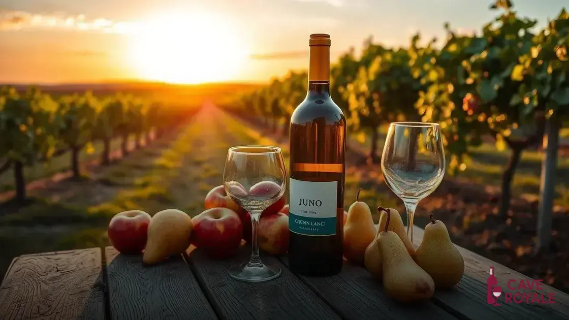 Vinho Branco Sul-Africano Juno Chenin Blanc