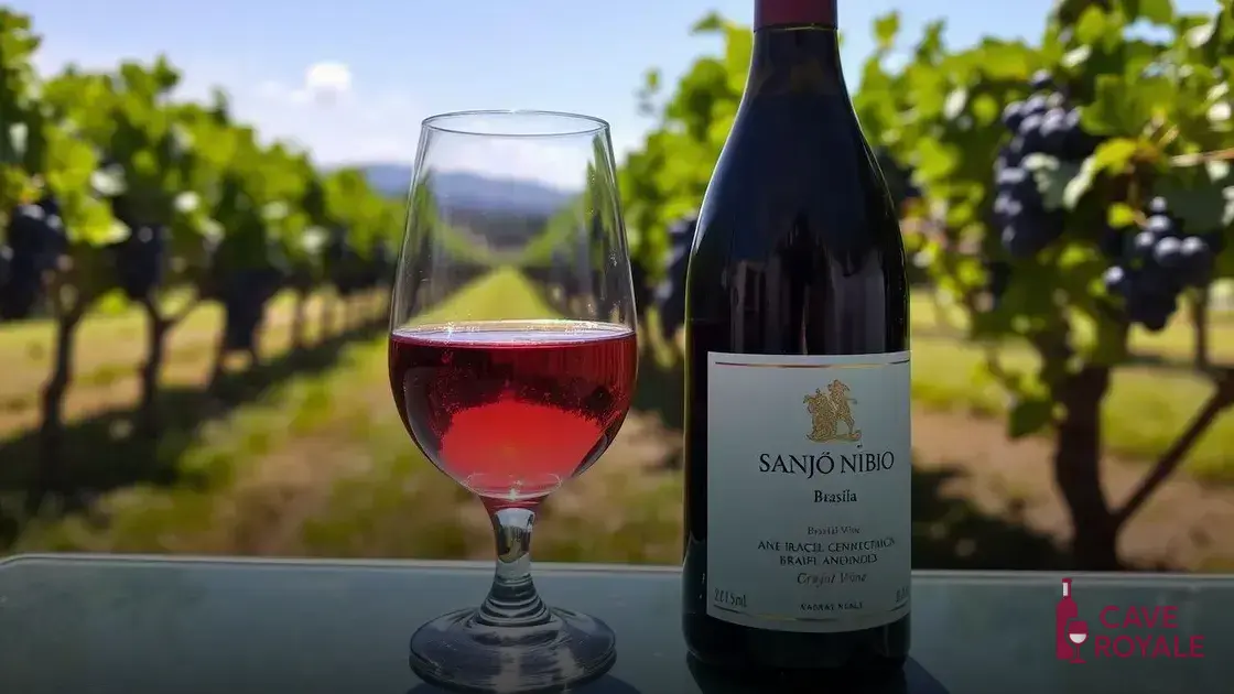 Vinho Brasileiro Sanjo Núbio